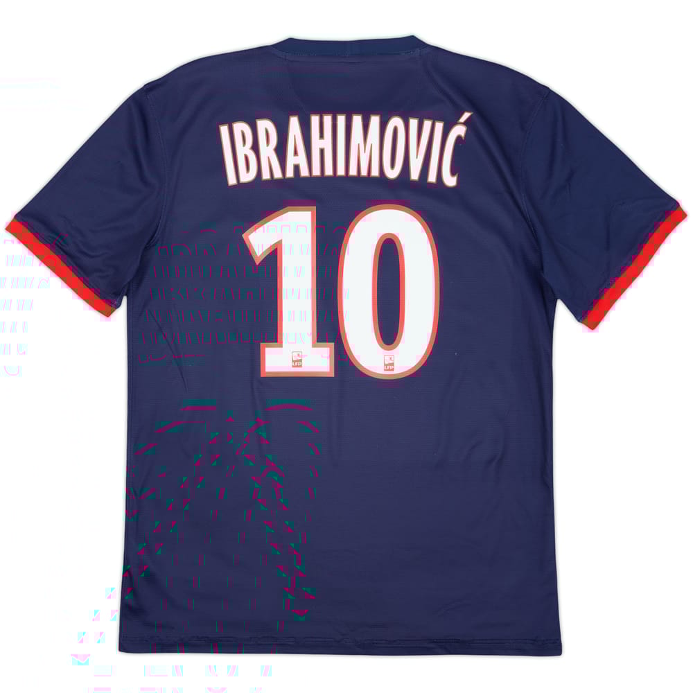 2013-14 Paris Saint-Germain Home Shirt Ibrahimovic #10 - 6/10 - (M)