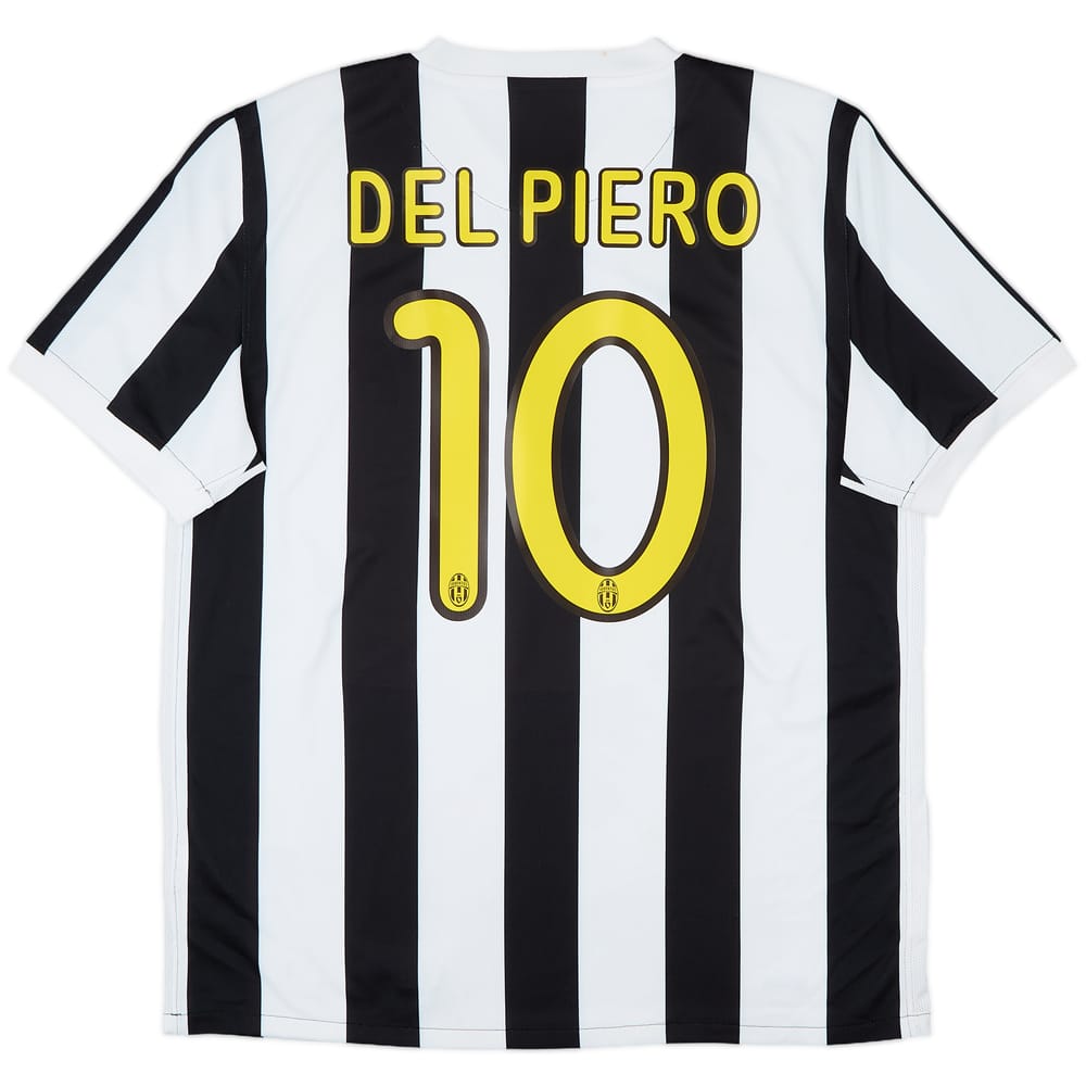 2009-10 Juventus Home Shirt Del Piero #10 - 6/10 - (L)