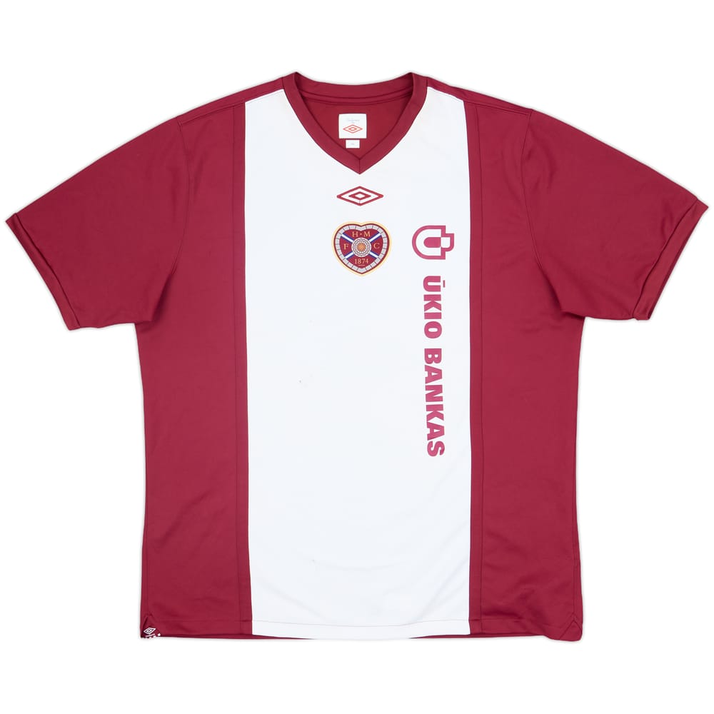 2010-11 Hearts Home Shirt - 6/10 - (XXL)