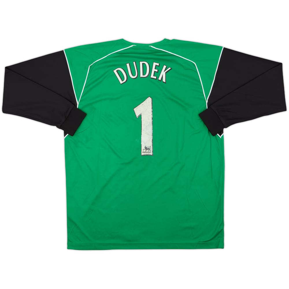 2004-05 Liverpool GK Shirt Dudek #1 - 4/10 - (L)