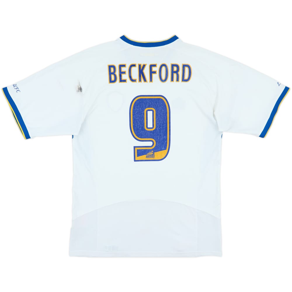 2007-08 Leeds United Home Shirt Beckford #9 - 5/10 - (M)