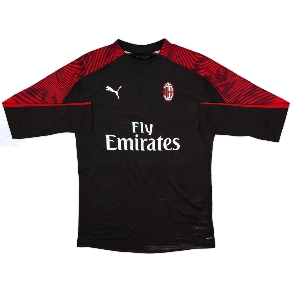 2019-20 AC Milan Puma 1/4 Zip Drill Top - 6/10 - (M)