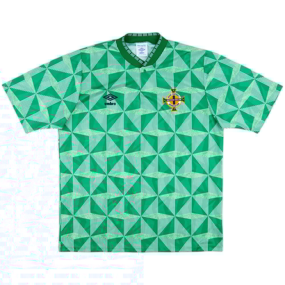 1990-92 Northern Ireland Home Shirt - 9/10 - (L)