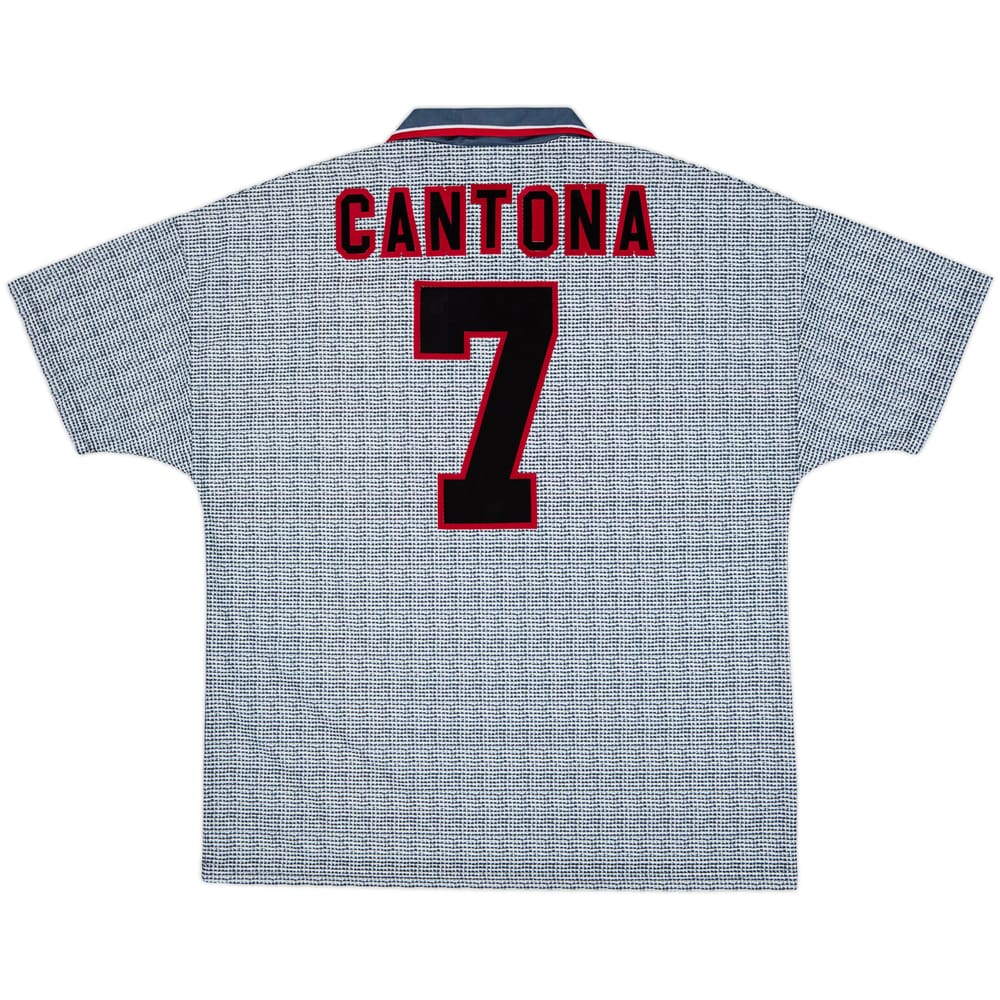 1995-96 Manchester United Away Shirt Cantona #7 - 9/10 - (XL)