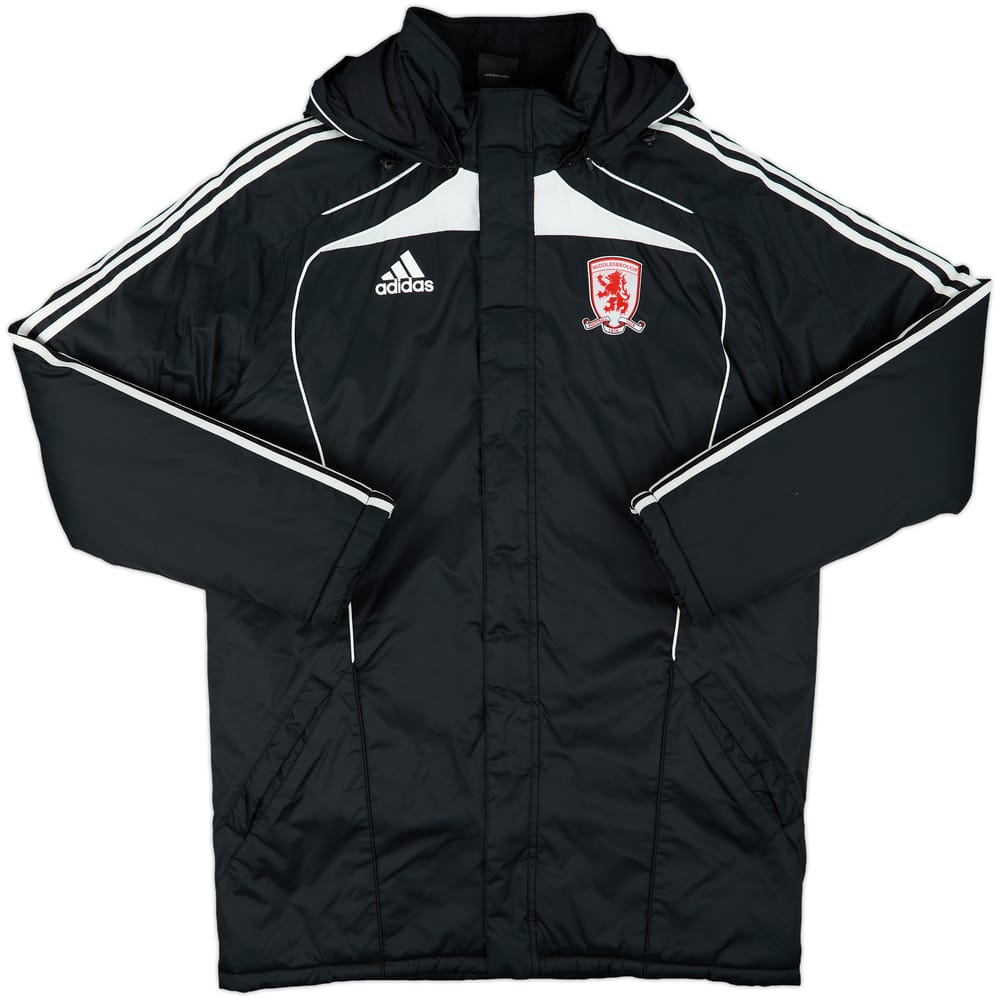 2010-11 Middlesbrough adidas Padded Bench Coat - 10/10 - (L)