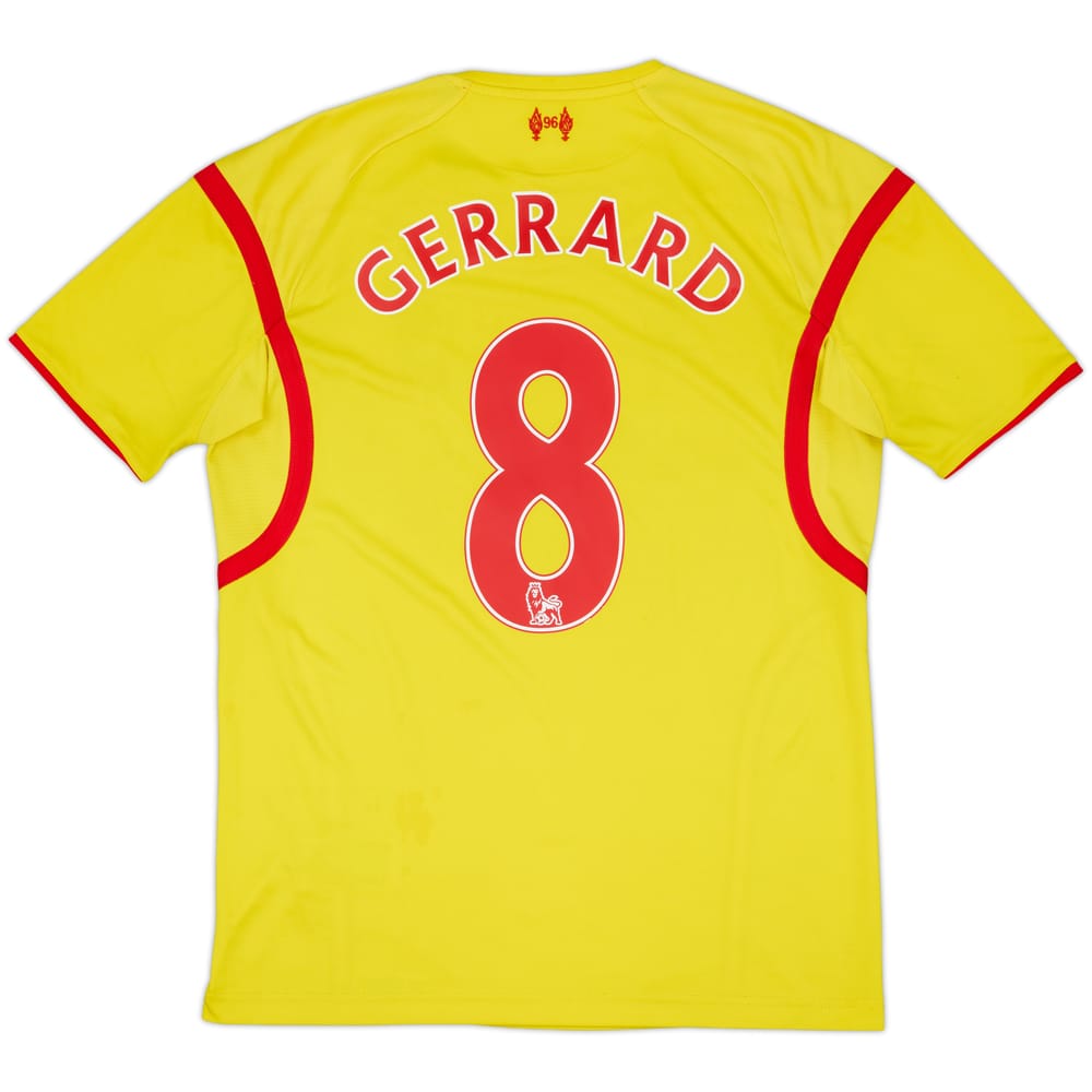 2014-15 Liverpool Away Shirt Gerrard #8 - 6/10 - (S)