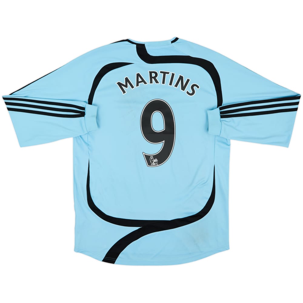 2007-08 Newcastle Away L/S Shirt Martins #9 - 6/10 - (M)