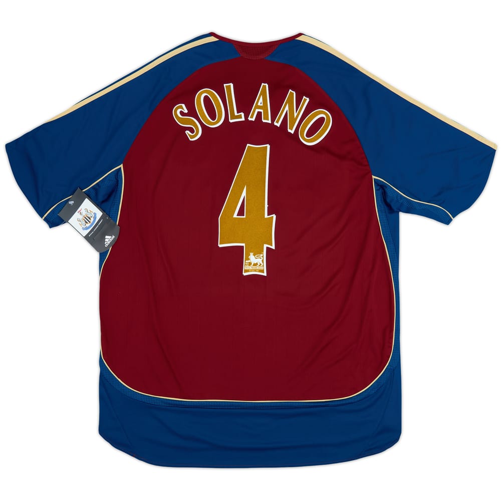 2006-07 Newcastle Away Shirt Solano #4 (XL)