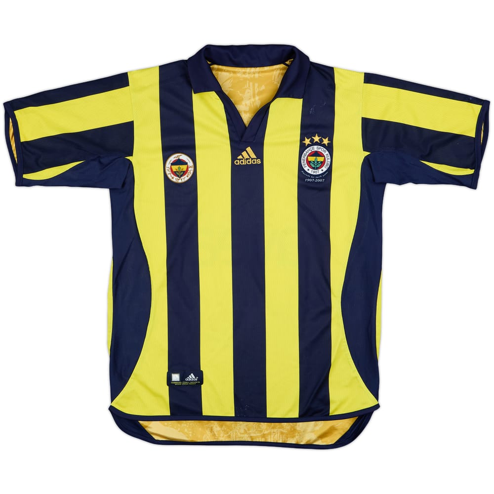2006-07 Fenerbahce Centenary Home/Away Shirt - 7/10 - (L)