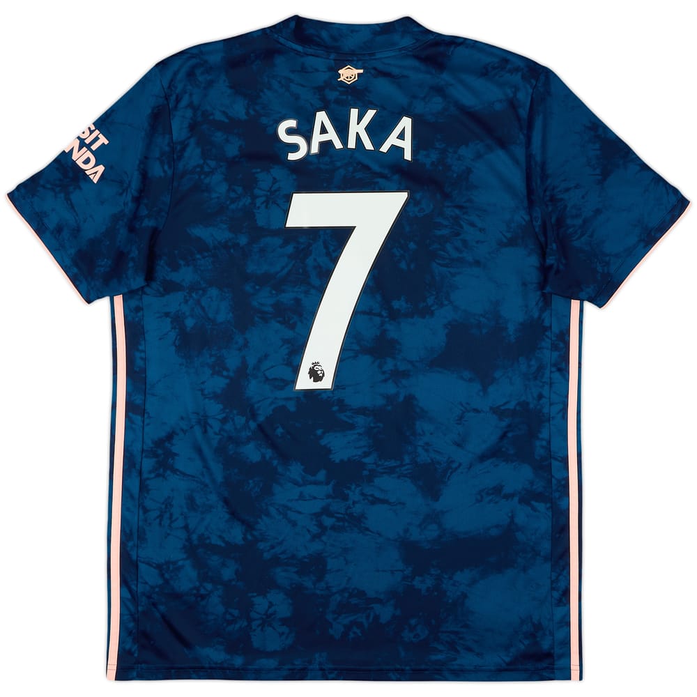 2020-21 Arsenal Third Shirt Saka #7 - 9/10 - (L)
