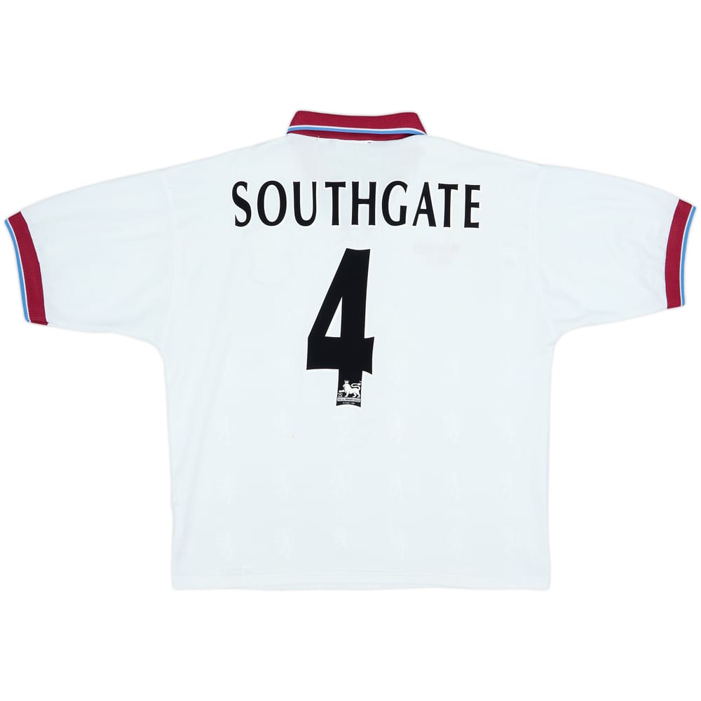 1996-98 Aston Villa Away Shirt Southgate #4 - 7/10 - (L)