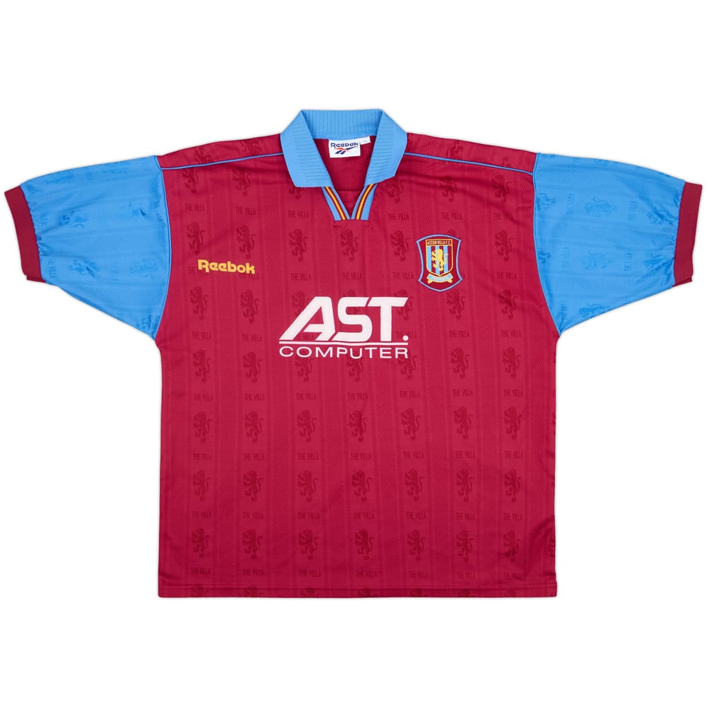 1995-97 Aston Villa Home Shirt - 8/10 - (XXL)