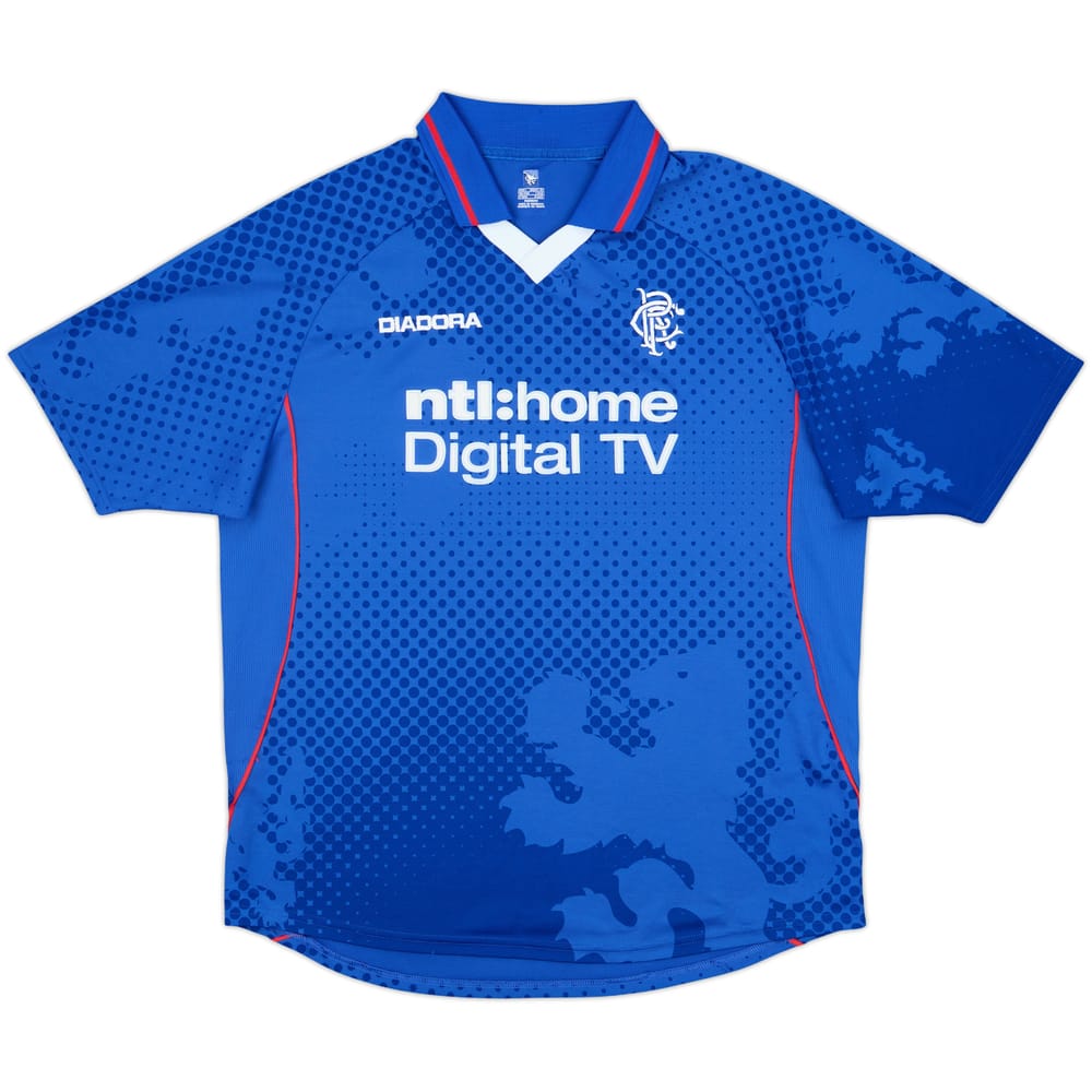 2002-03 Rangers Home Shirt - 8/10 - (L)