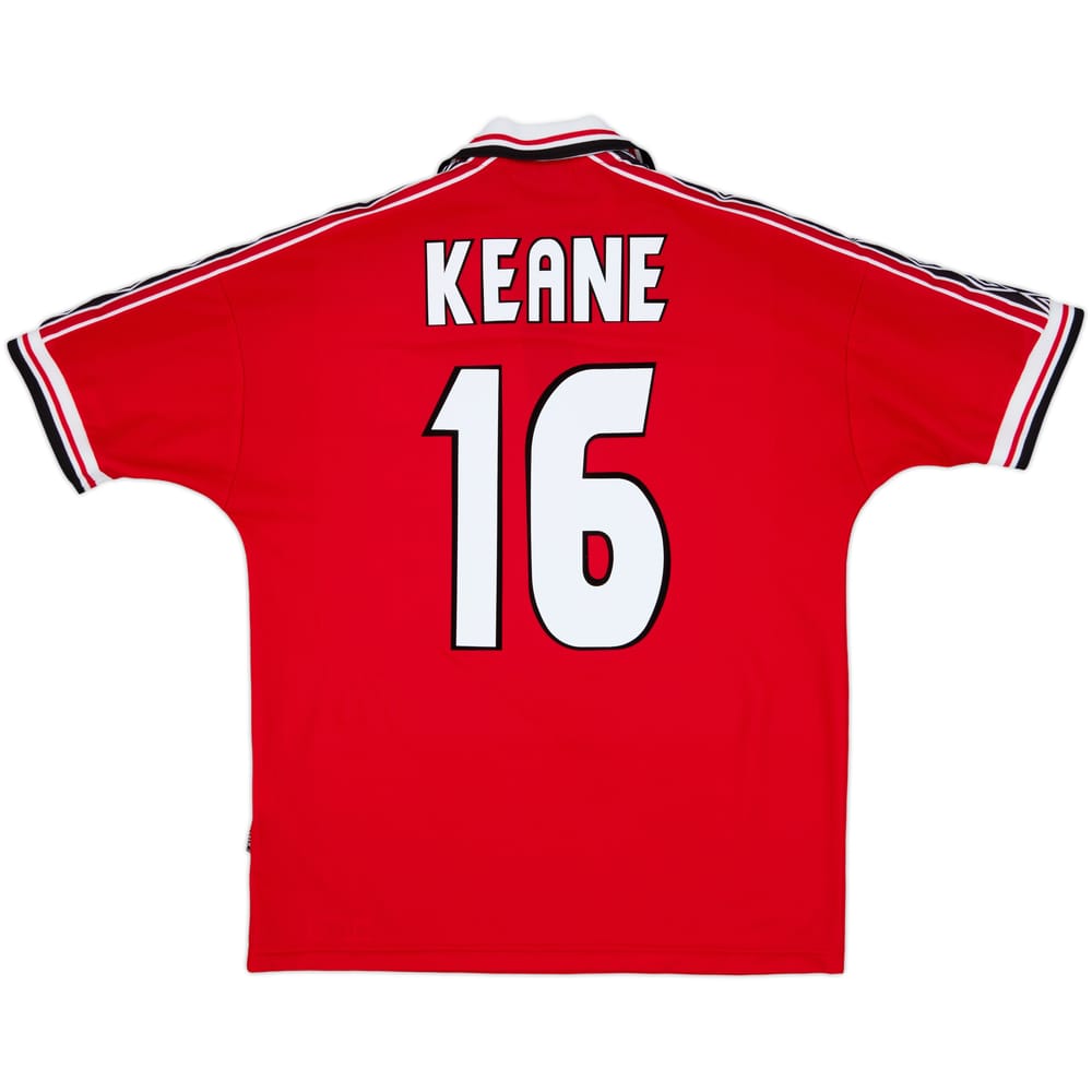 1998-00 Manchester United Home Shirt Keane #16 - 5/10 - (M)