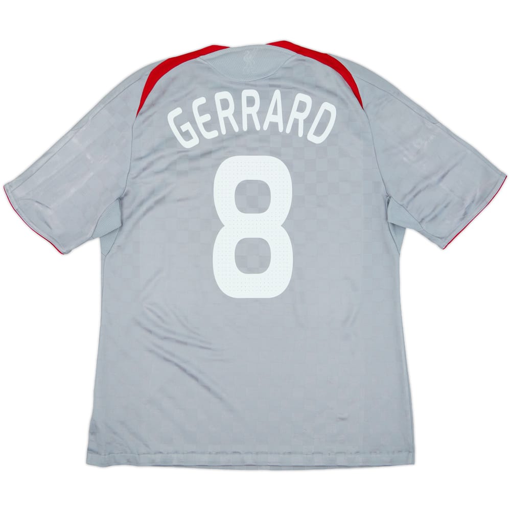 2008-09 Liverpool Away Shirt Gerrard #8 - 5/10 - (L)