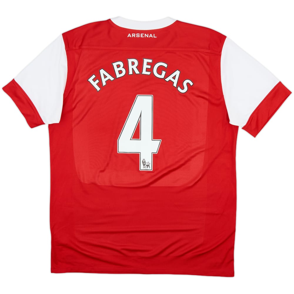 2010-11 Arsenal Home Shirt Fabregas #4 - 6/10 - (L)
