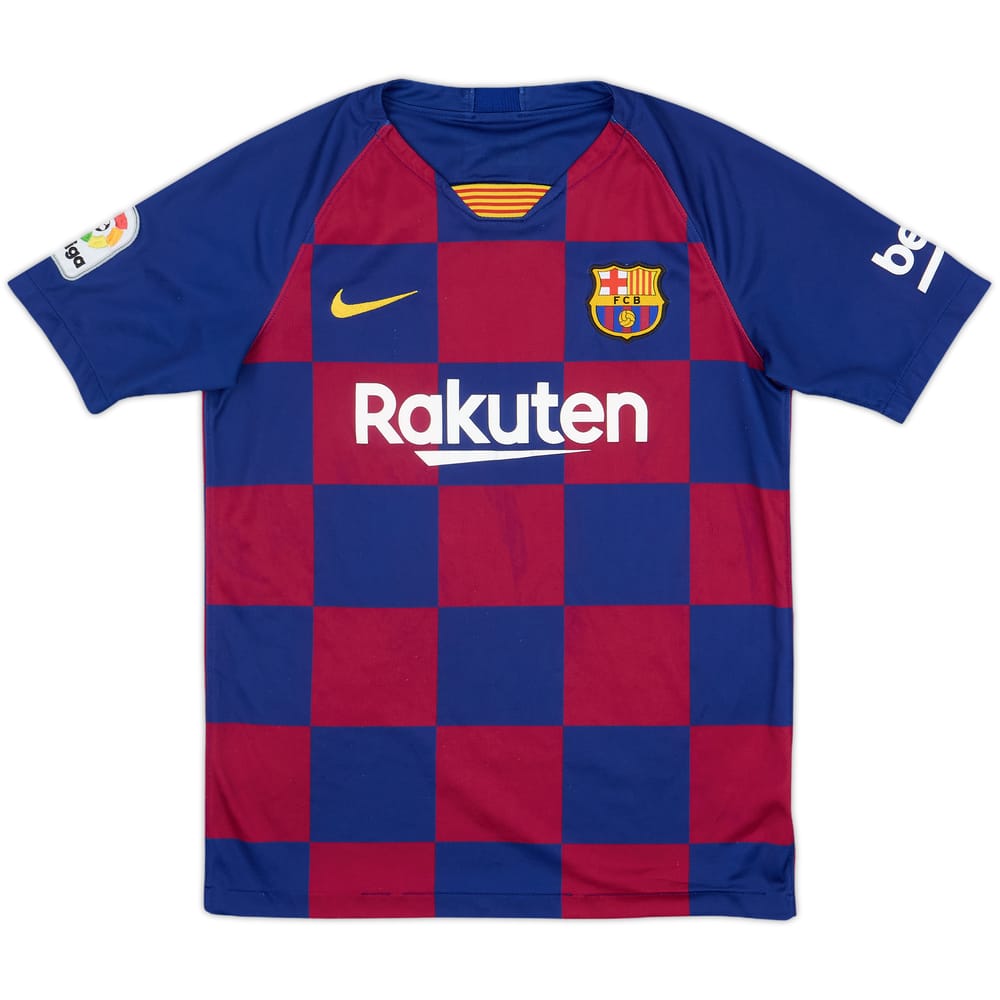 2019-20 Barcelona Home Shirt - 5/10 - (L.Boys)