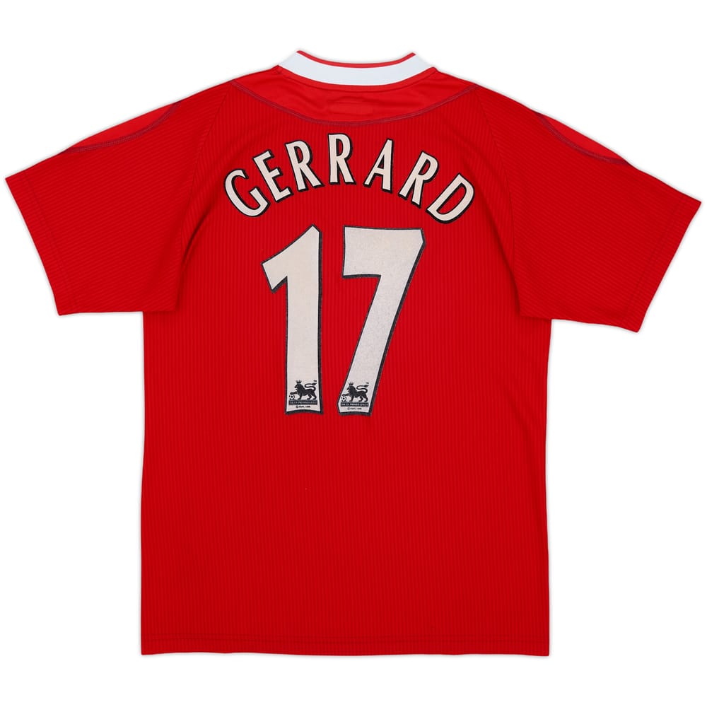 2002-04 Liverpool Home Shirt Gerrard #17 - 7/10 - (S)