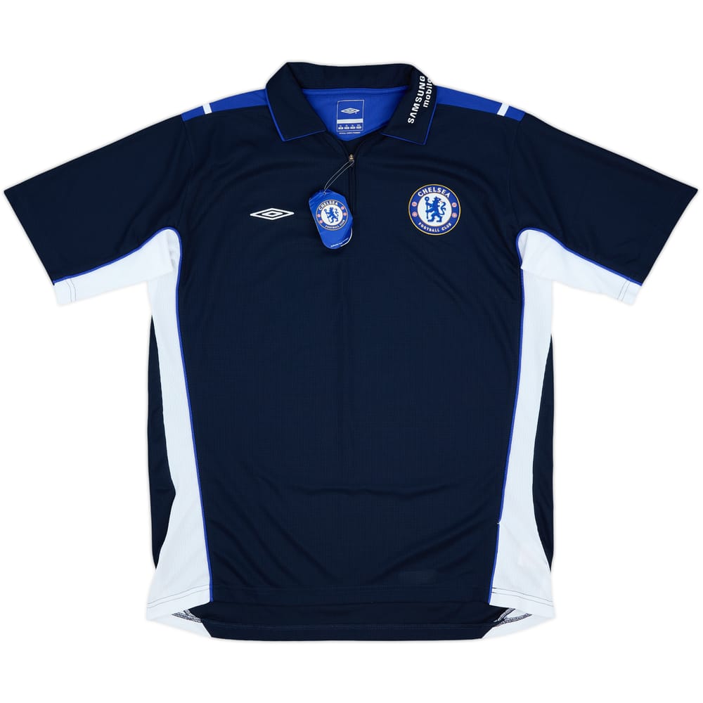 2005-06 Chelsea Umbro 1/4 Zip Polo Shirt (XL)