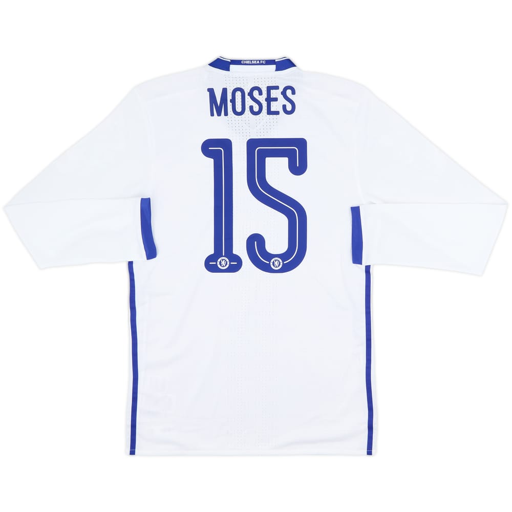 2016-17 Chelsea Player Issue Third L/S Shirt Moses #15 (M)