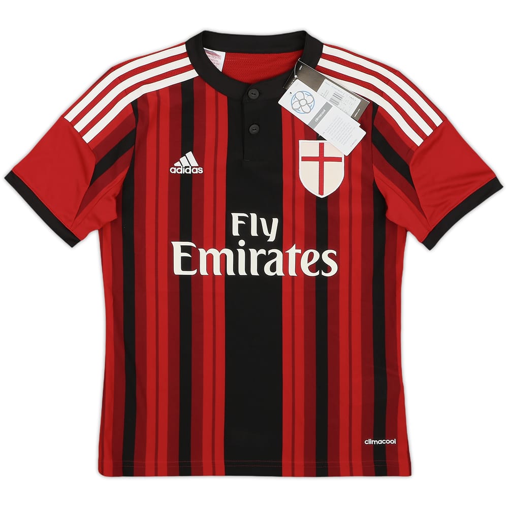 2014-15 AC Milan Home Shirt (M.Boys)