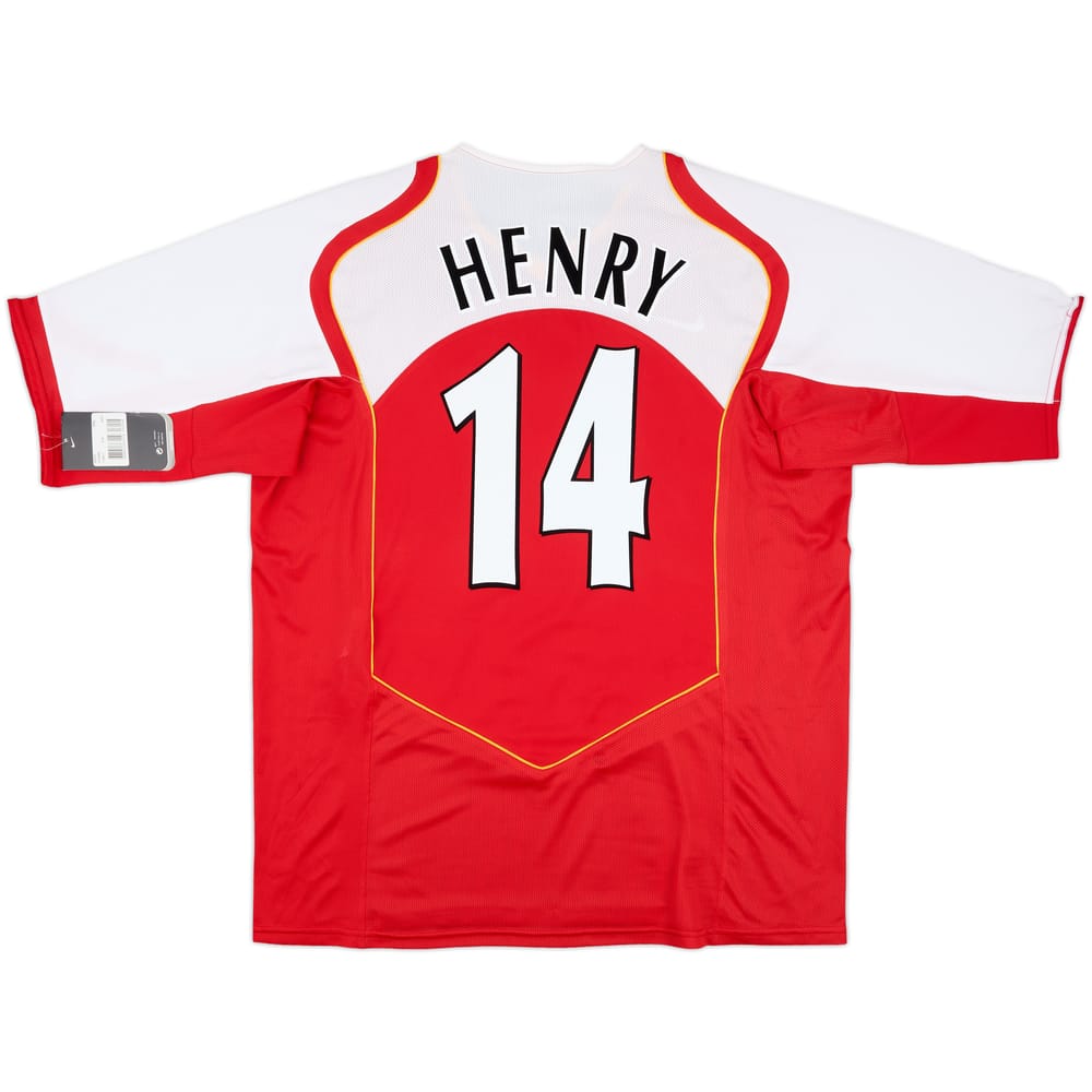 2004-05 Arsenal Home Shirt Henry #14 (XXL)