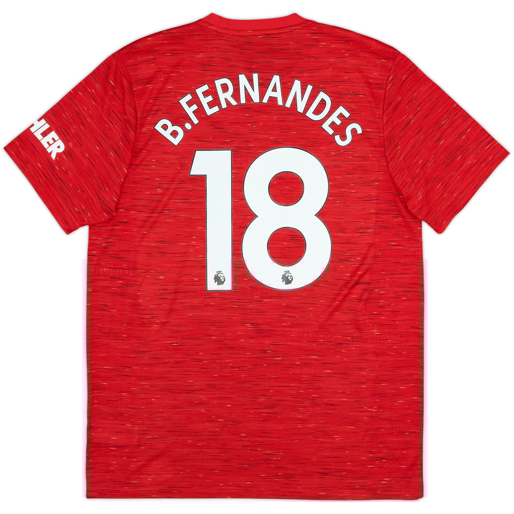 2020-21 Manchester United Home Shirt B.Fernandes #18 (L)