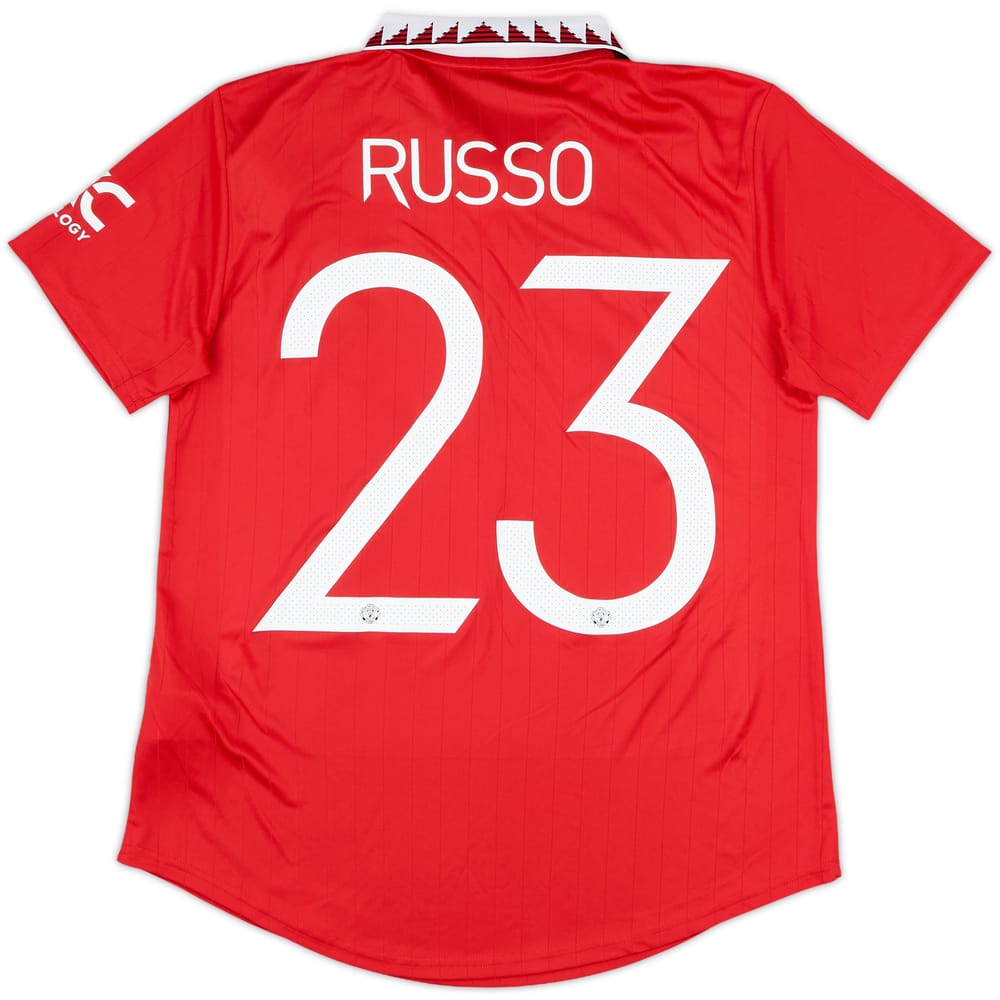 2022-23 Manchester United Home Shirt Russo #23 (Women's M)