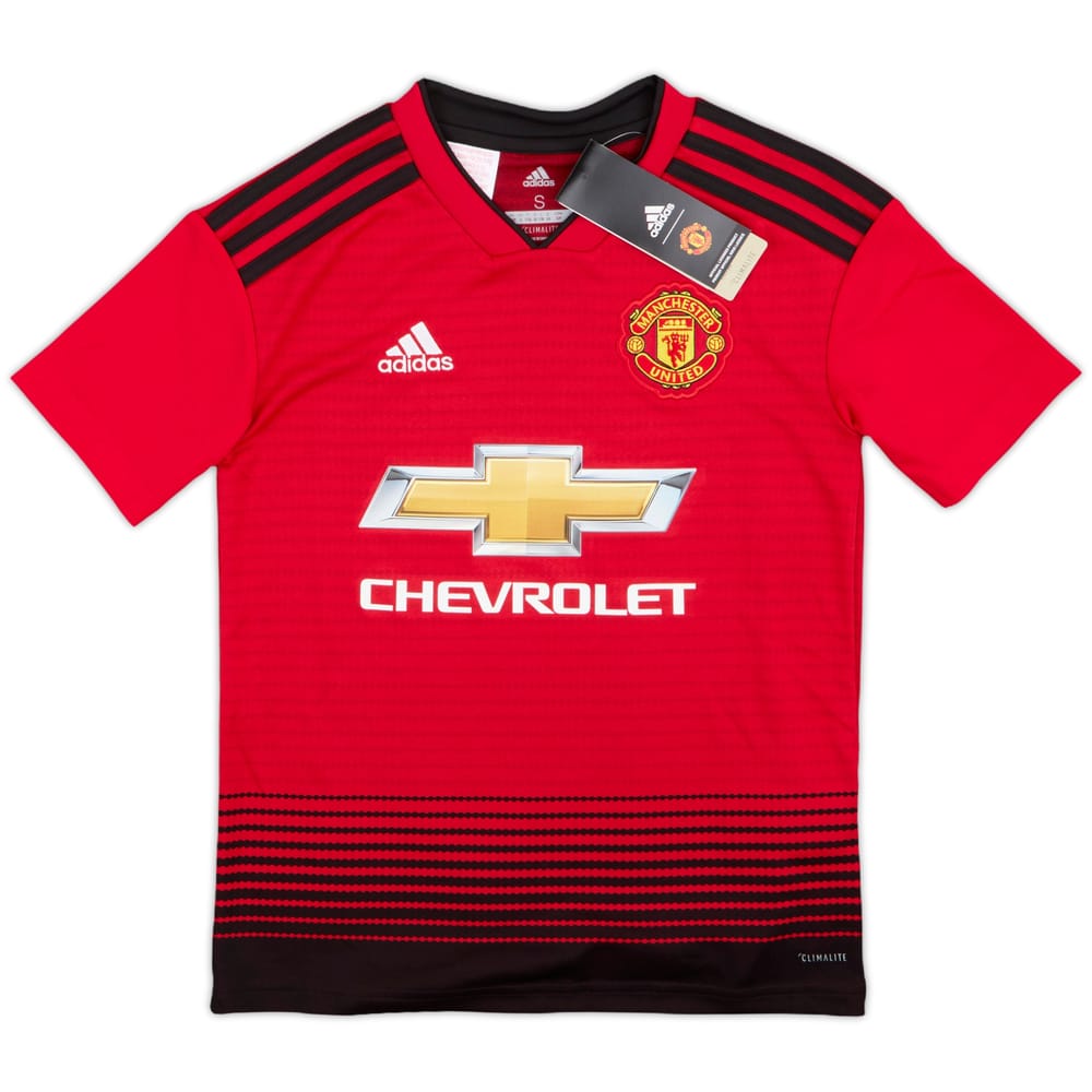 2018-19 Manchester United Home Shirt (S.Boys)