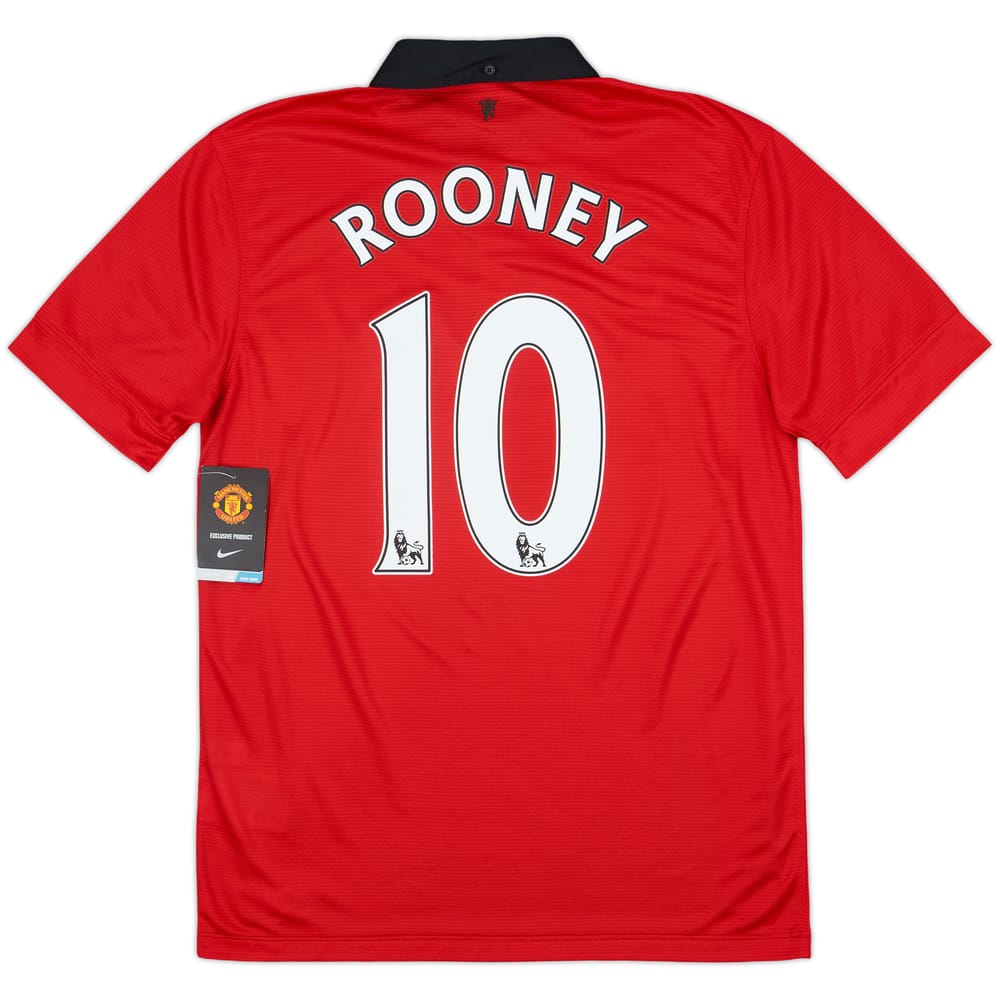 2013-14 Manchester United Home Shirt Rooney #10 (M)