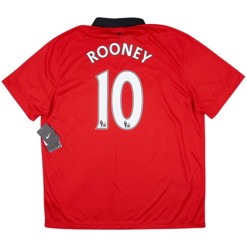 2013-14 Manchester United Home Shirt Rooney #10 (XXL)
