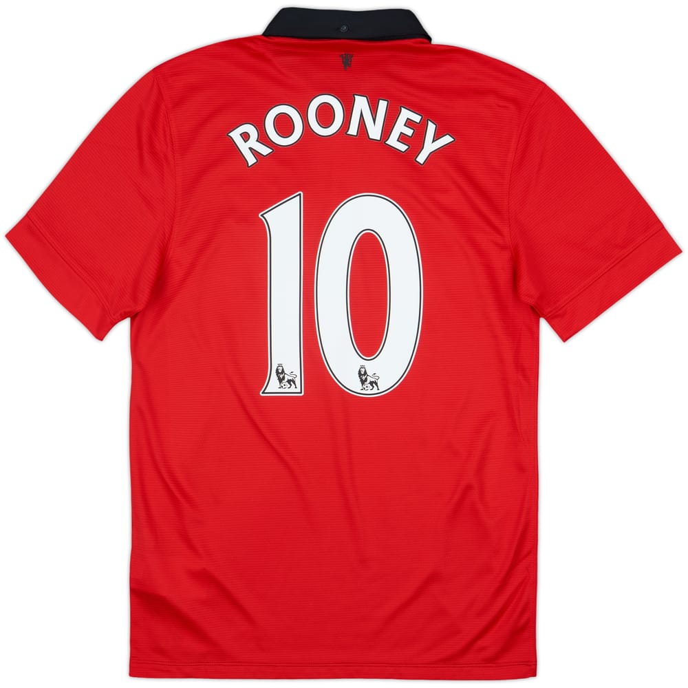 2013-14 Manchester United Home Shirt Rooney #10 (S)
