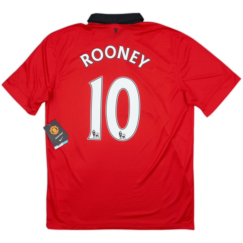 2013-14 Manchester United Home Shirt Rooney #10 (L)