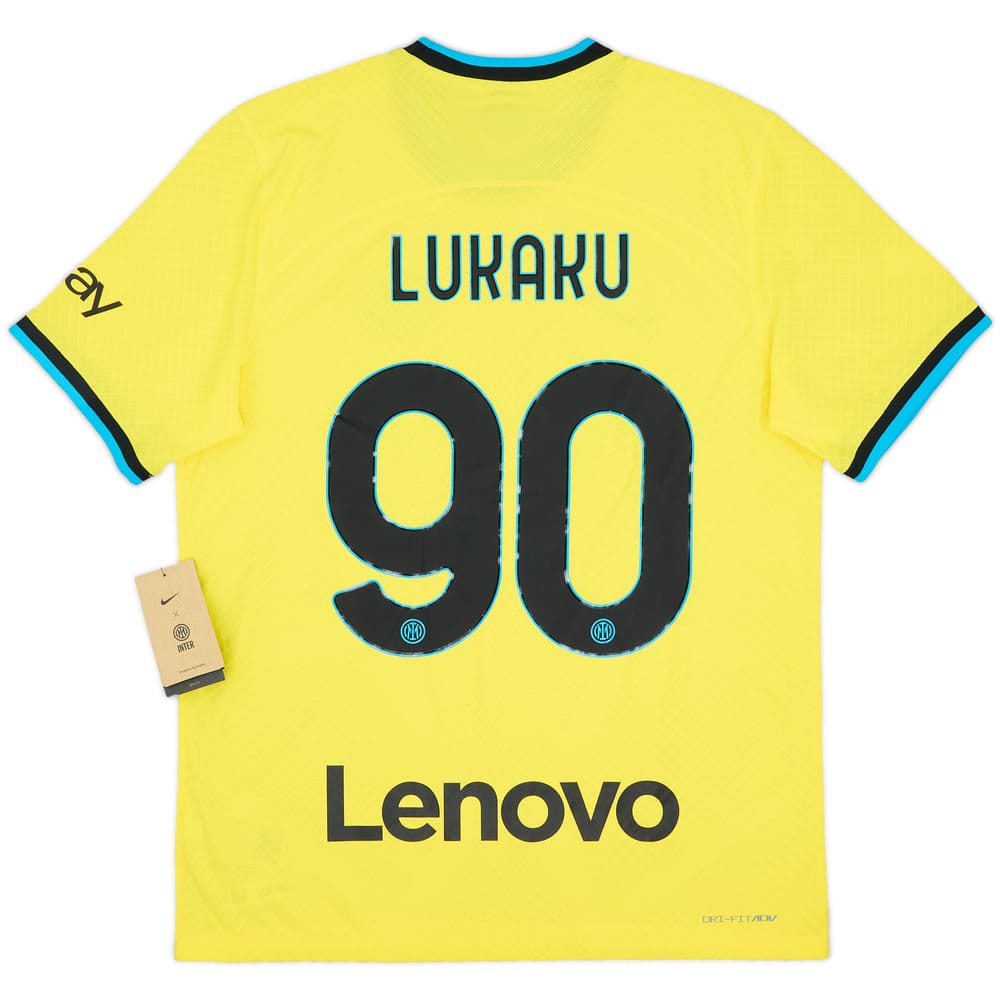 2022-23 Inter Milan Authentic Third Shirt Lukaku #90 (L)