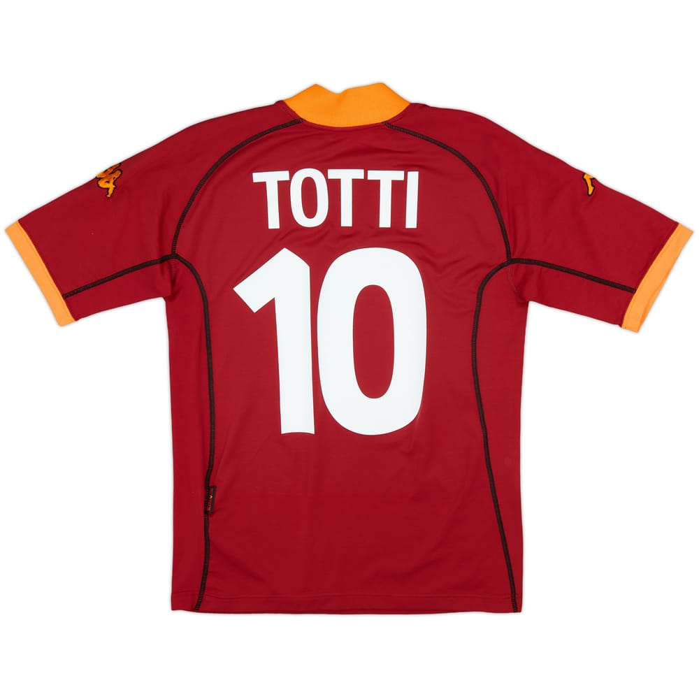 2001-02 Roma Home Shirt Totti #10 (M)