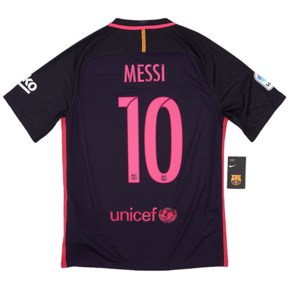 2016-17 Barcelona Away Shirt Messi #10 (M)