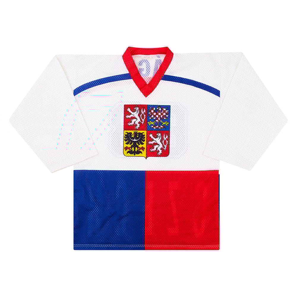 1990s Czech Republic National Hockey Team Jagr #68 Jersey (Away) Y