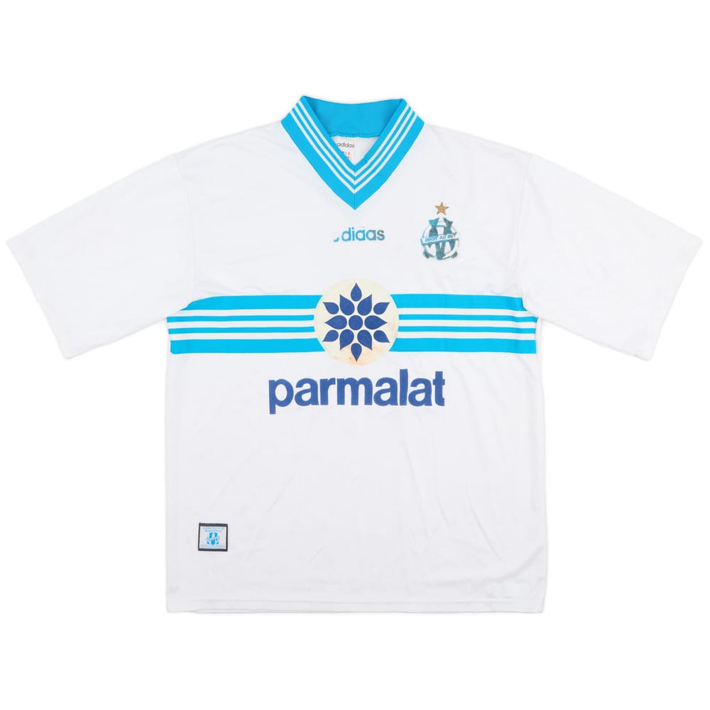 1996-97 Olympique Marseille Home Shirt - 4/10 - (XL)