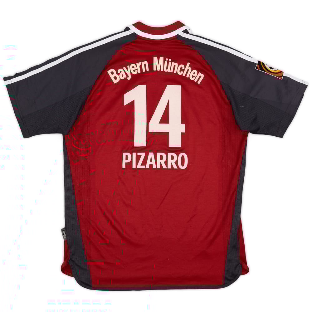 2001-02 Bayern Munich Home Shirt Pizzaro #14 - 5/10 - (XL.Boys)