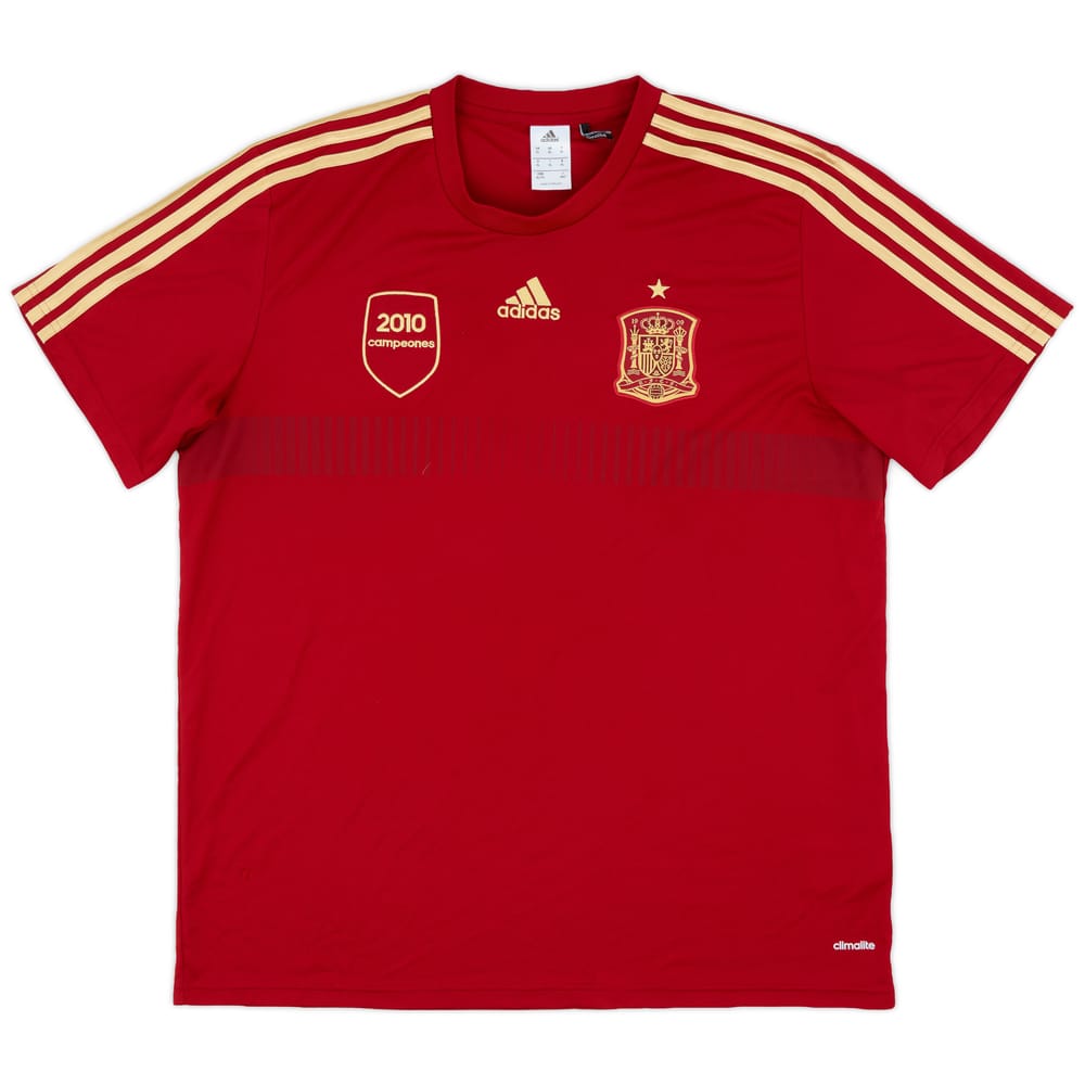 2013-15 Spain Campeones Training Shirt - 9/10 - (XL)