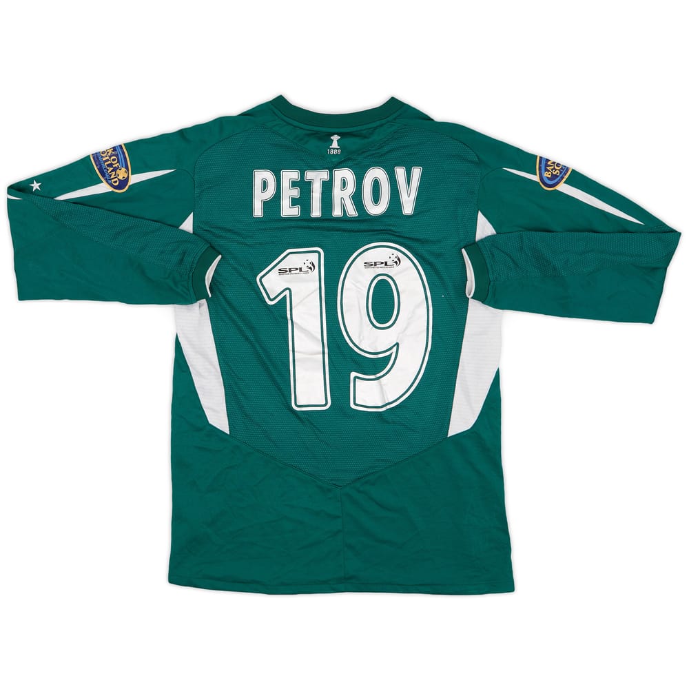 2004-05 Celtic Away L/S Shirt Petrov #19 - 7/10 - (XL.Boys)