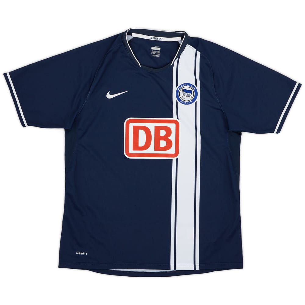 2007-08 Hertha Berlin Home Shirt - 8/10 - (M)