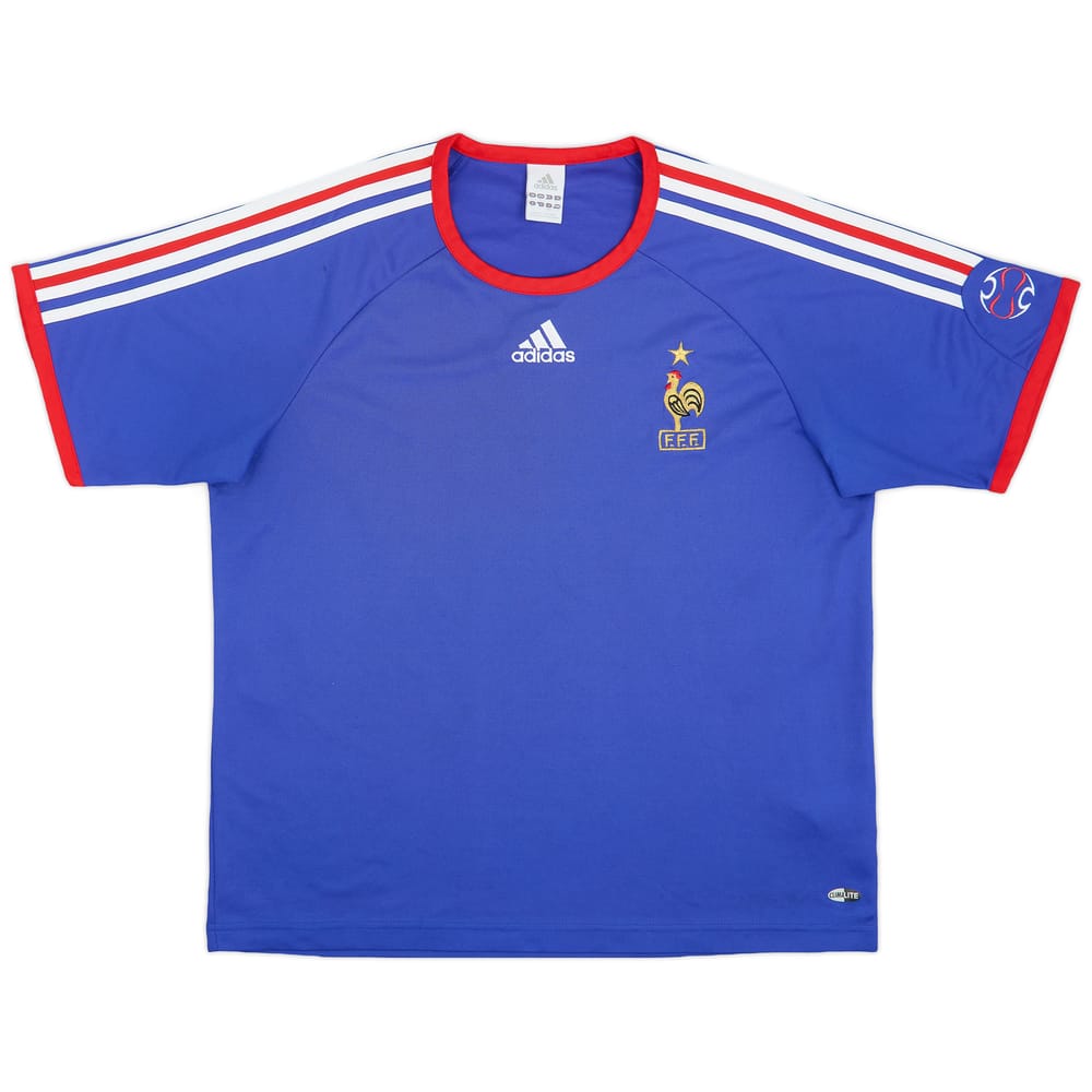 2006-08 France adidas Training Shirt - 7/10 - (L)