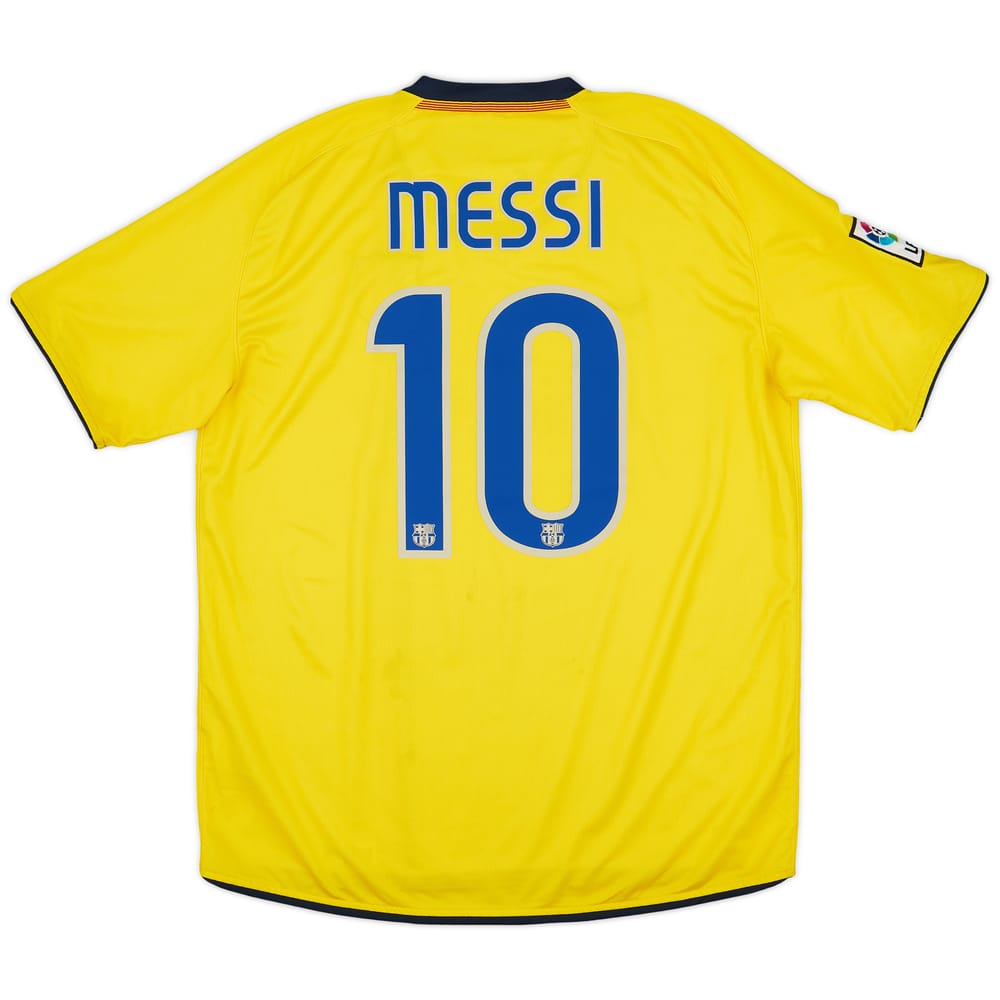 2008-10 Barcelona Away Shirt Messi #10 - 6/10 - (L)