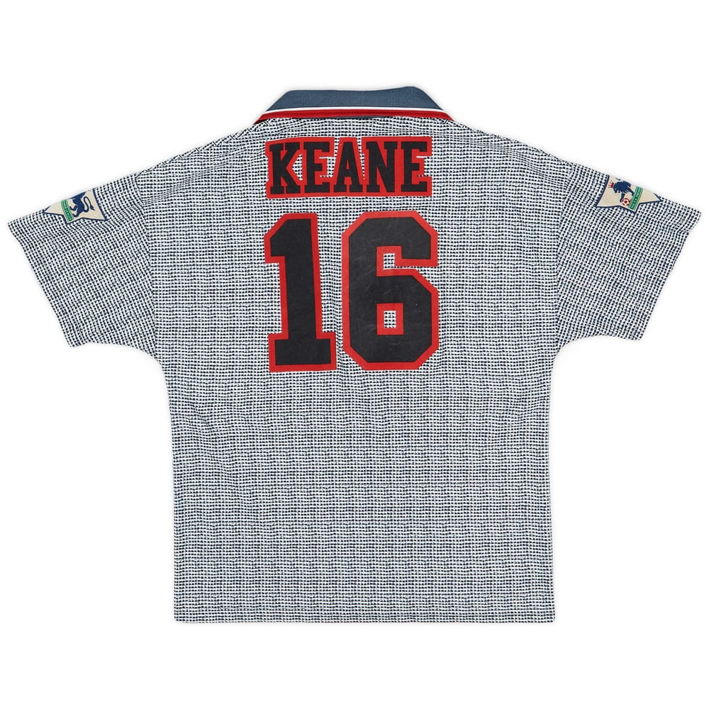 1995-96 Manchester United Away Shirt Keane #16 - 6/10 - (Y)