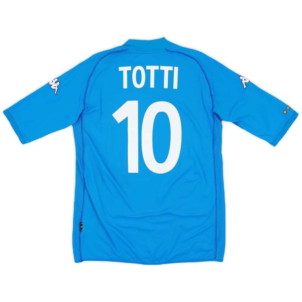2002 Italy Home Shirt Totti #10 - 9/10 - (XL)