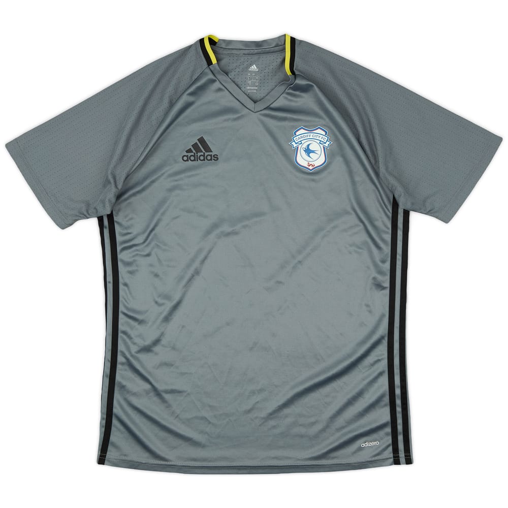 2016-17 Cardiff City adizero Training Shirt - 8/10 - (L)