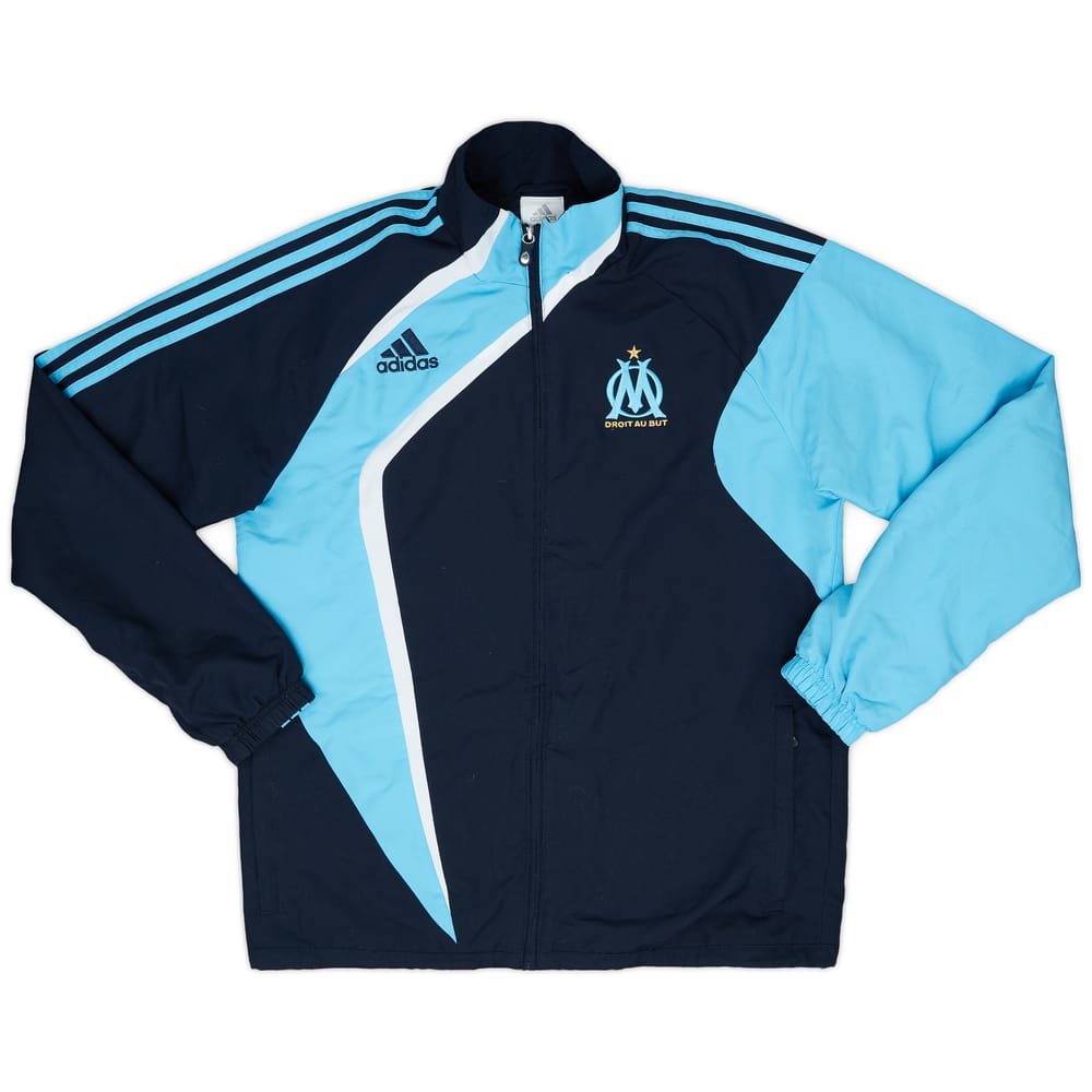 2009-10 Olympique Marseille adidas Track Jacket - 9/10 - (M)