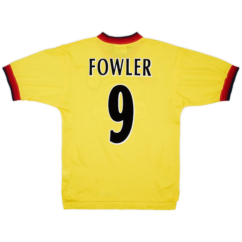 1997-99 Liverpool Away Shirt Fowler #9 - 10/10 - (S)