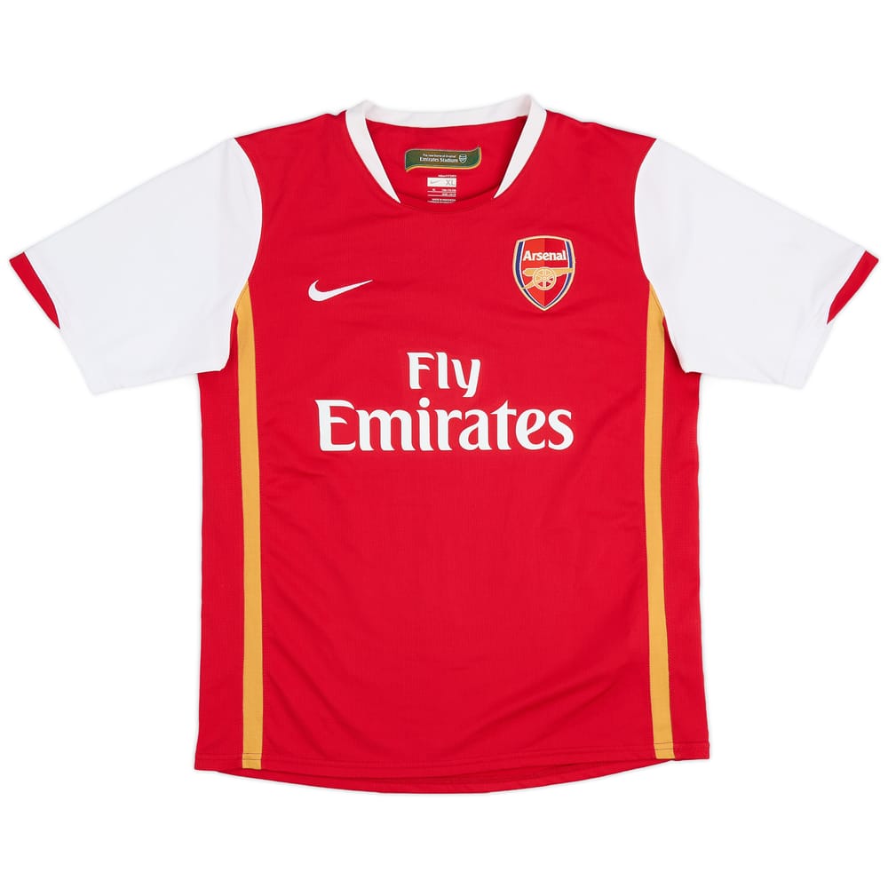 2006-08 Arsenal Home Shirt - 9/10 - (XL.Boys)